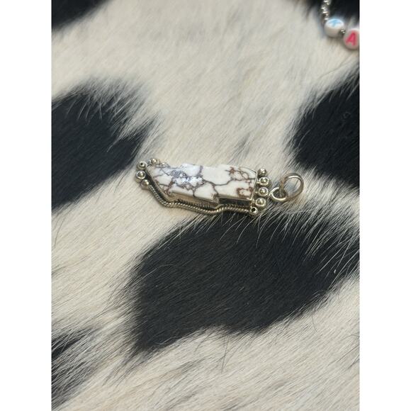 Native American Sw Sterling Silver Wild Horse🤎🤍 Lightning Bolt Pendant⚡️ - Picture 7 of 10